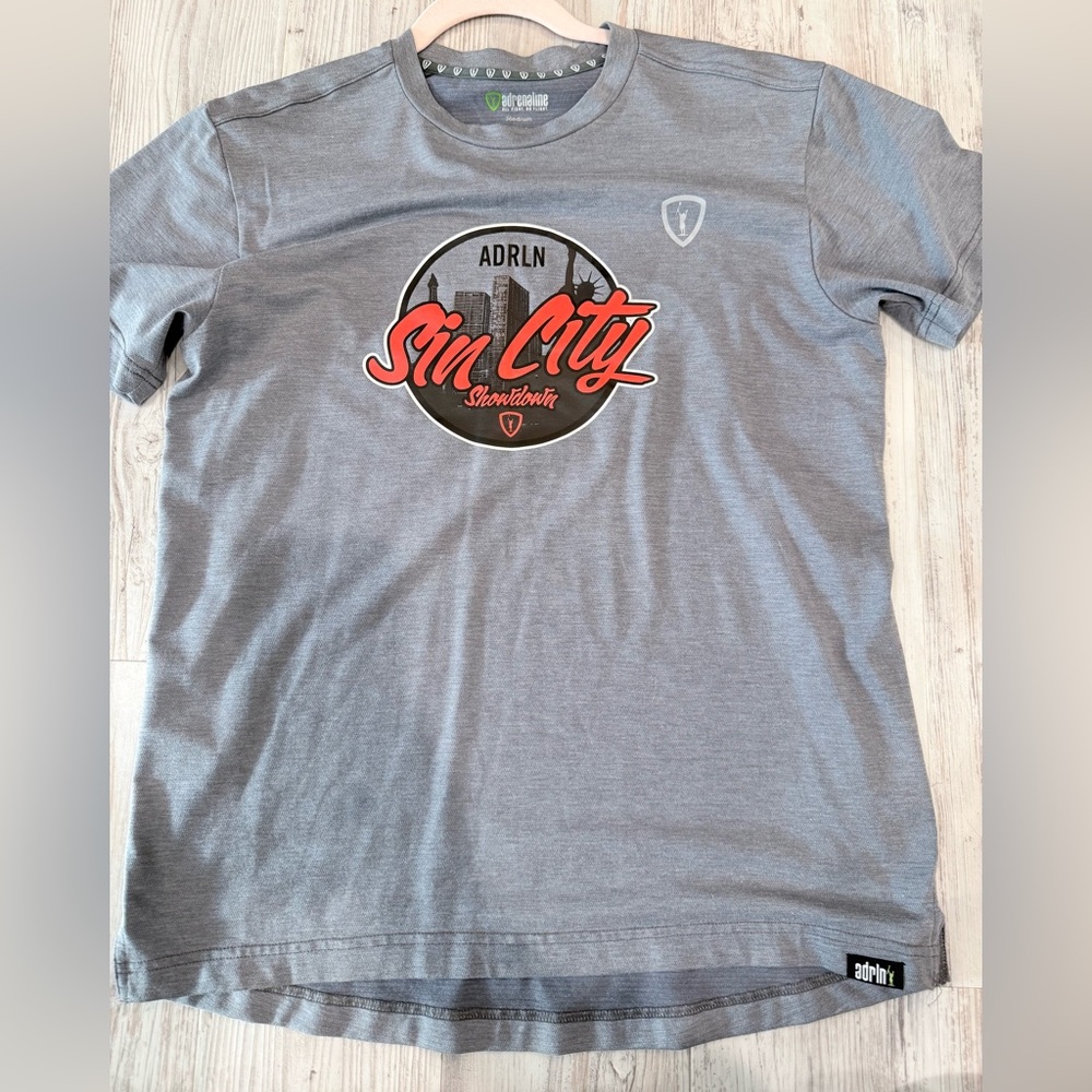 Adrenaline Gray Short Sleeve Tee